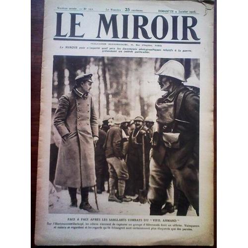 Le Miroir 111 Loos Haig Et Joffre Souain Perthes Lampernisse Hartmannswillerkopf 1916