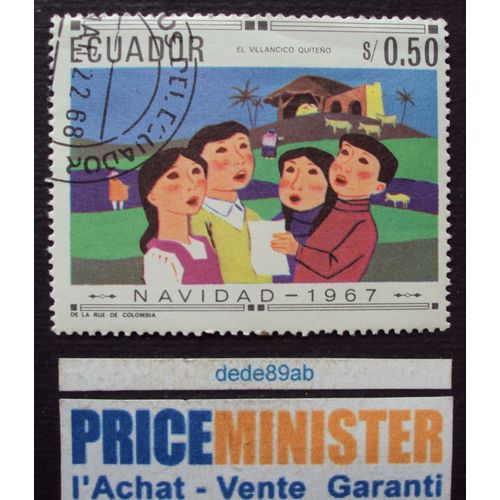 Equateur.. S/0,50 Ecuador Navidad . Noël-Nativité .Oblitéré.