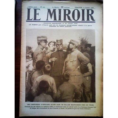 Le Miroir 151 Bataille De La Somme Combles Eaucourt Courcelette Thiepval Fort De Vaux 1916
