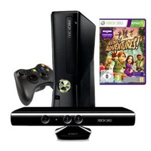 Xbox 360 4go + Kinect + Kinect Adventures + 12 Mois Au Xbox Live