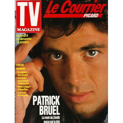 Tv Le Courrier Picard Patrick Bruel 1p/ Le Rallye Des Pharaons 1/2p/ Arnold Schwarzenegger 1/2p/ Marguerite Yourcenar 1/2p/ Dominique Webb 1/2p/ Les Muscles ( Ab Productions Dorothee Bernard Minet ) 1/2p/  14258