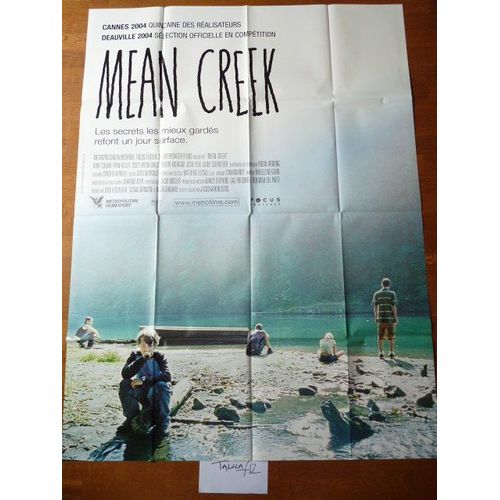 Mean Creek De Jacob Aaron Estes - Affiche Originale  De Cinéma  120 X 160 Cm