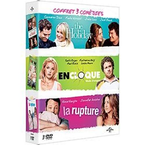 Comédies ! - Coffret - En Cloque, Mode D'emploi + The Holiday + La Rupture - Pack