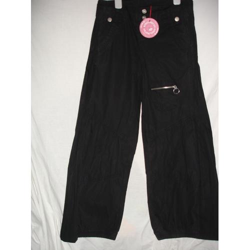 Pantalon Ample Noir Sismix T 34/156cm