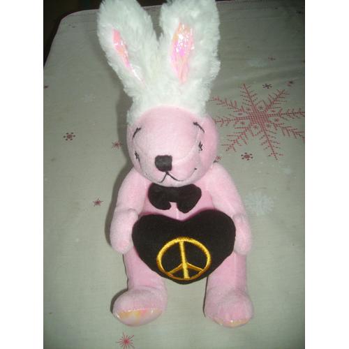 Peluche Lapin Rose, Sandy