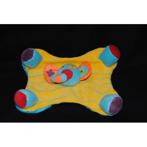 Doudou Plat Éléphant Bawi