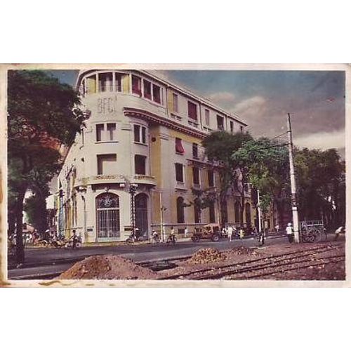 Saigon . Banque Franco Chinoise . Sud Vietnam