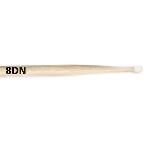 Vic Firth 8dn Baguettes Hickory 8d Avec Olive En Nylon
