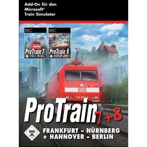 Train Simulator - Protrain 7 + 8: Frankfurt - Nürnberg + Hannover - Berlin [Import Allemand] [Jeu Pc]