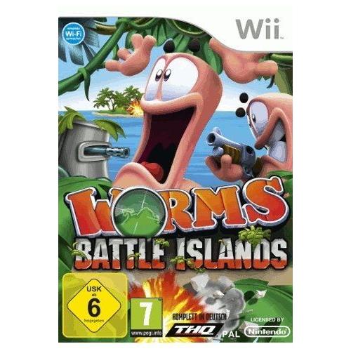 Worms Battle Island [Software Pyramide] [Import Allemand] [Jeu Wii]
