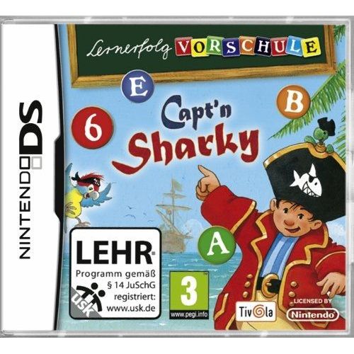 Lernerfolg Vorschule - Capt'n Sharky [Software Pyramide] [Import Allemand] Nintendo Ds