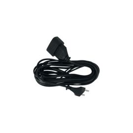 Prolongateur c,ble méplat noir ls h03 vv-h 2f 2 x 0,75 mm² 5