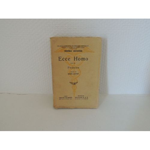Ecce Homo Suivi De Poesies
