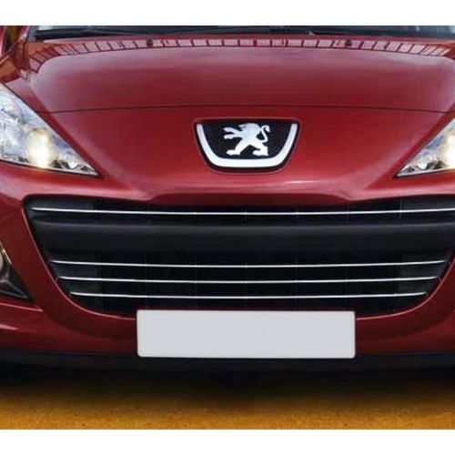 Baguette De Calandre Chromée Peugeot 207 09-19 Peugeot 207 Cc 09-19 Peugeot 207 Sw 09-19