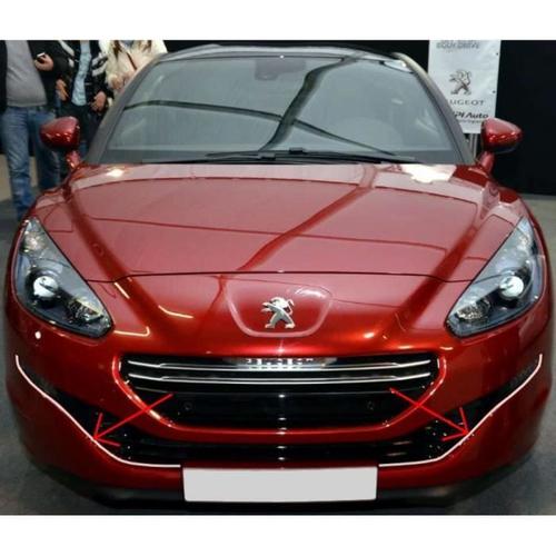 Baguette De Calandre Inférieure Chromée Peugeot Rcz 12-15 Facelift