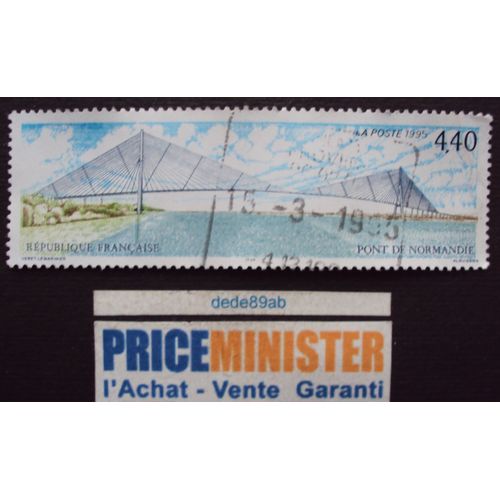 France.. 4.40 Inauguration Du Pont De Normandie . Oblitéré.