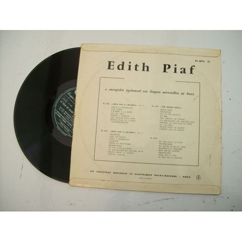 Edith Piaf À L'olympia N°3