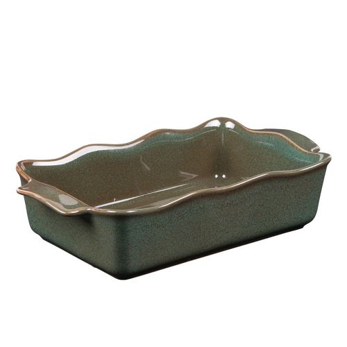 Plat À Four Rectangle Ely 27x15x7 Cm Vert