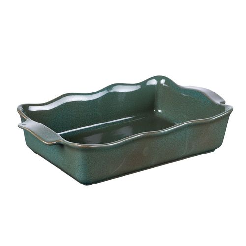 Plat À Four Rectangle Ely 36x21x8 Cm Vert