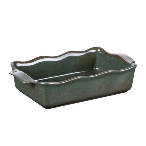 Plat À Four Rectangle Ely 31x17x7 Cm Vert
