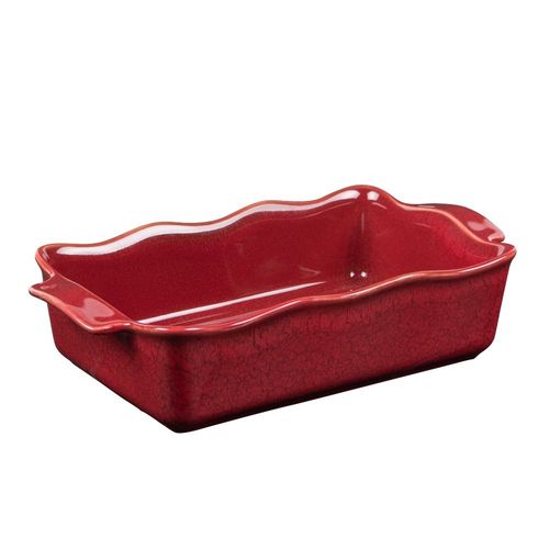 Plat À Four Rectangle Ely 27x15x7 Cm Rouge