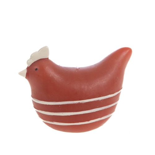Bougie Poule terra 10,5 cm (lot de 4)
