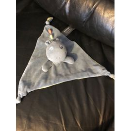 Doudou Plat Dragon  Triangle Bleu Vert Orchestra 29cm