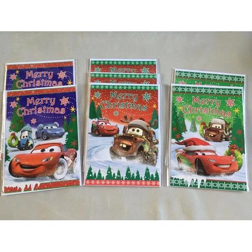 7 Grandes Cartes De Noel Disney Cars