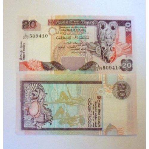 Sri-Lanka 20 Roupies 2004   Neuf/Unc !!