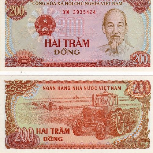 Vietnam 200 Dong 1987 Neuf Unc