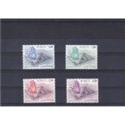 Timbres Neufs Monaco 1987 Animaux Papillons