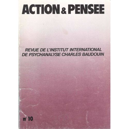 Action & Pensée N° 10