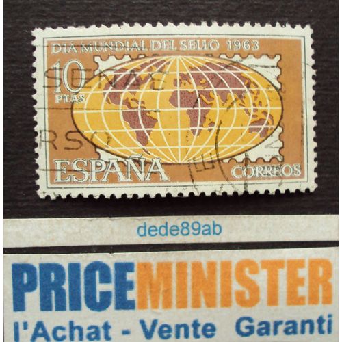 Espagne.. 10ptas Dia Mundial Del Sello 1963.Journée Du Timbre . Oblitéré.