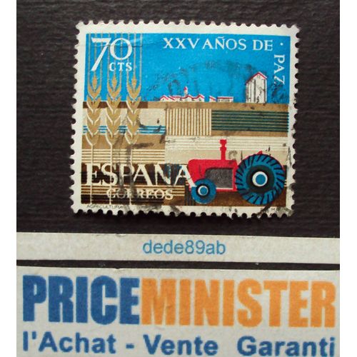 Espagne.. 70cts Agricultura . Oblitéré.