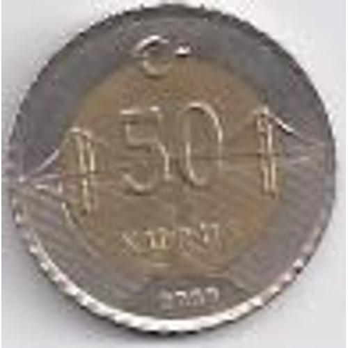 Pièce De Monnaie - Turquie - 50 Kurus - 2009