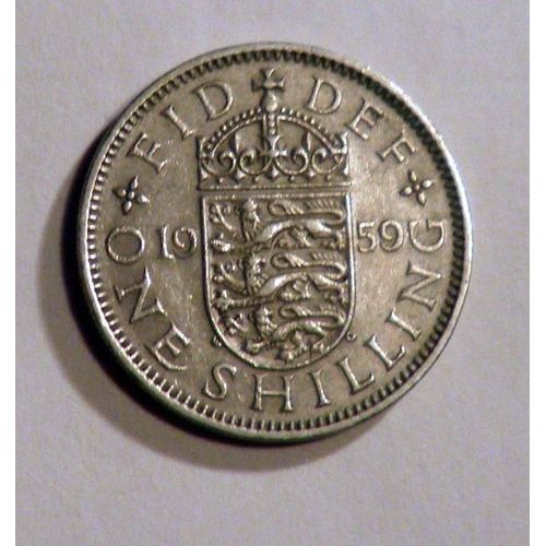 One Shilling "Elizabeth Ii" - 1959