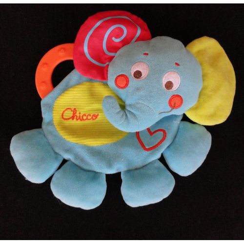 Doudou Elephant Éveil Anneau De Dentition Chicco