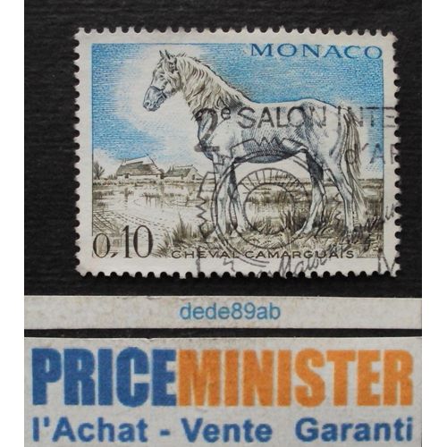 Monaco.. 0.10 Cheval Camarguais . Oblitéré.