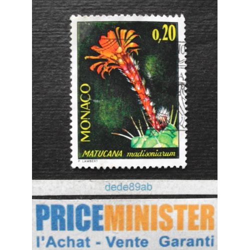 Monaco.. 0.20 Plantes Rares : Matucana Madisoniarum . Oblitéré.