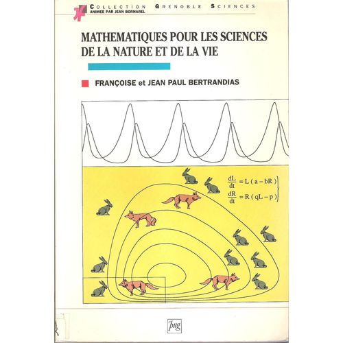 Mathématiques Pour Les Sciences De La Nature Et De La Vie