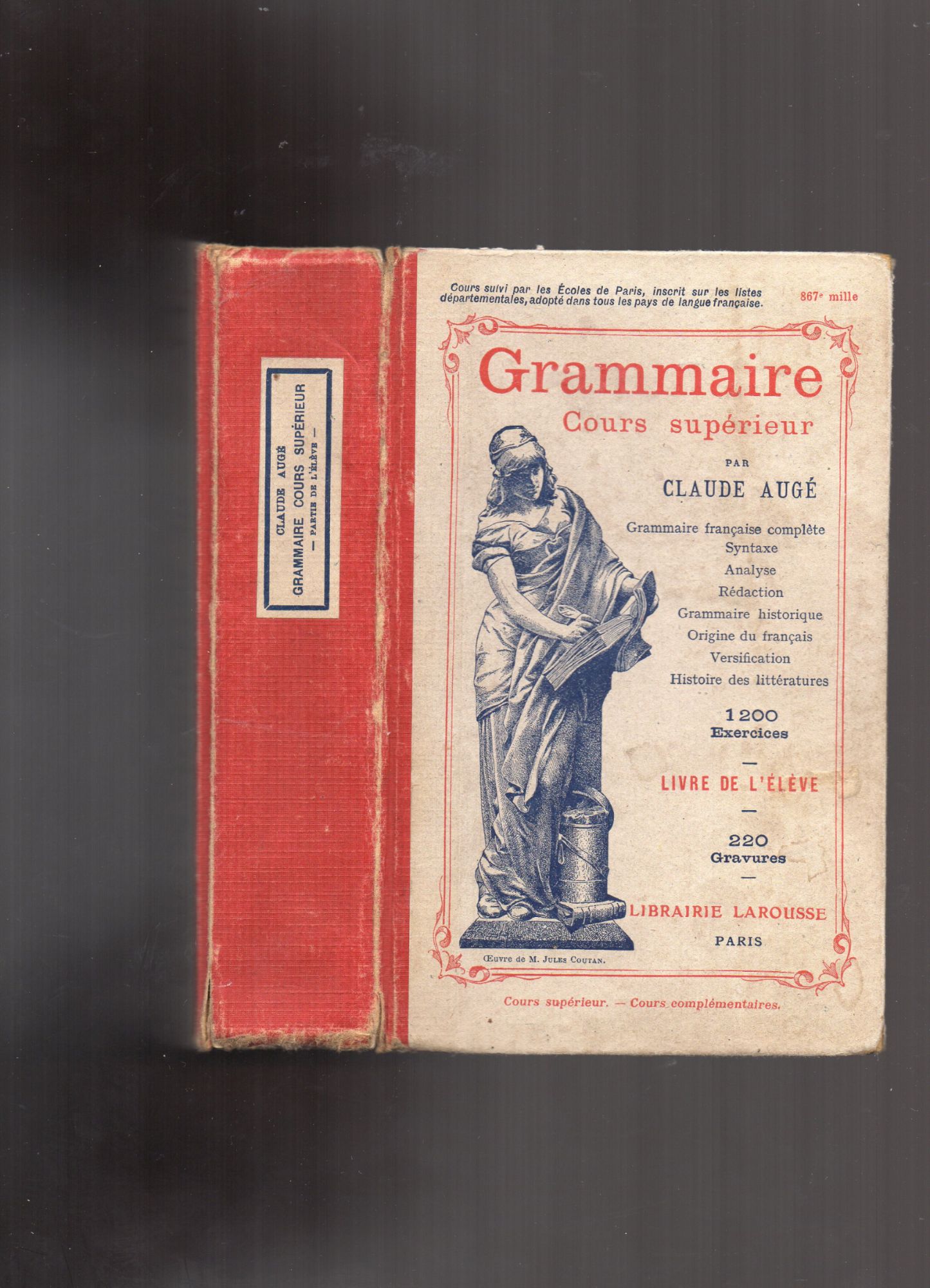 Claude Auge Grammaire - Meilleures offres neuf et occasion