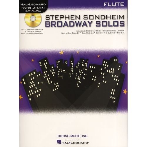 Flute Play-Along: Stephen Sondheim - Broadway Solos + Cd