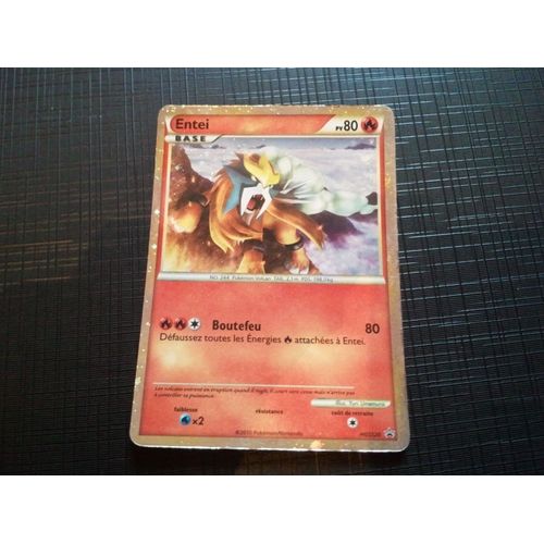 Carte Pokemon Entei Brillante Promo Hgss20