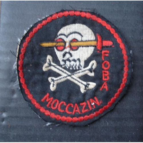 Authentique Patch Moccazin Foba  Forces Spéciales Us Vietnam