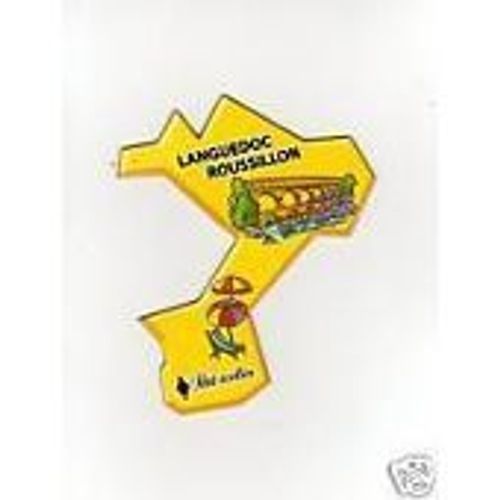 Magnet Languedoc Roussillon - Petit Ecolier Carte De France