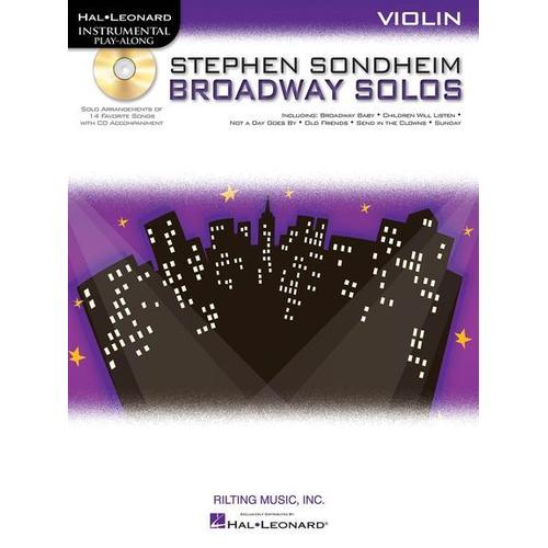 Violin Play-Along: Stephen Sondheim - Broadway Solos + Cd