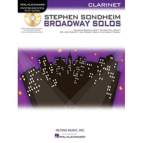 Clarinet Play-Along: Stephen Sondheim - Broadway Solos + Cd