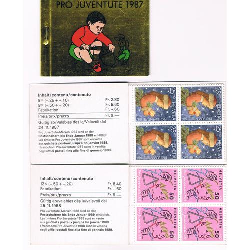 Bloc De Timbres Suisses Pro Juventute