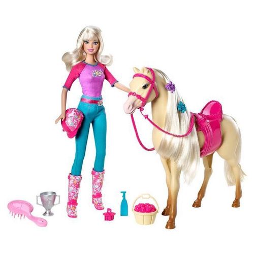 jouet cheval barbie