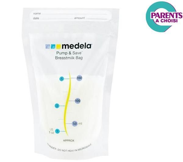 Medela Sachet Pour Lait Maternel Pump & Save (Boîte De 20)